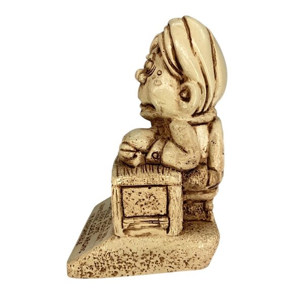 Vintage 1976 Paula Figurine "Im Responsible" Desk Humor Statue - 506 - Picture 3 of 6